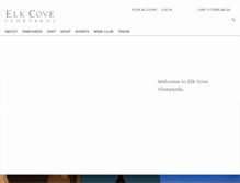 Tablet Screenshot of elkcove.com